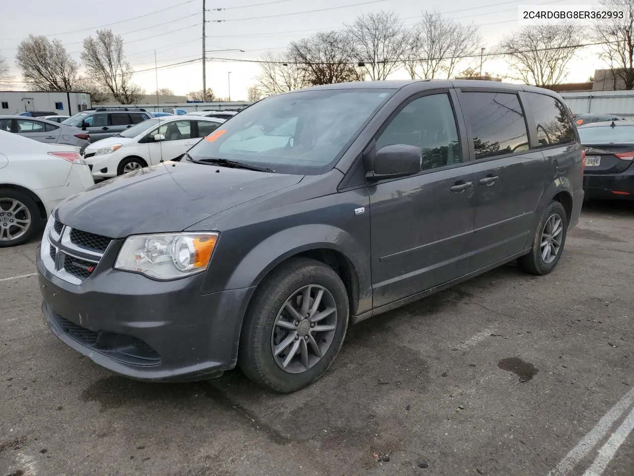 2C4RDGBG8ER362993 2014 Dodge Grand Caravan Se