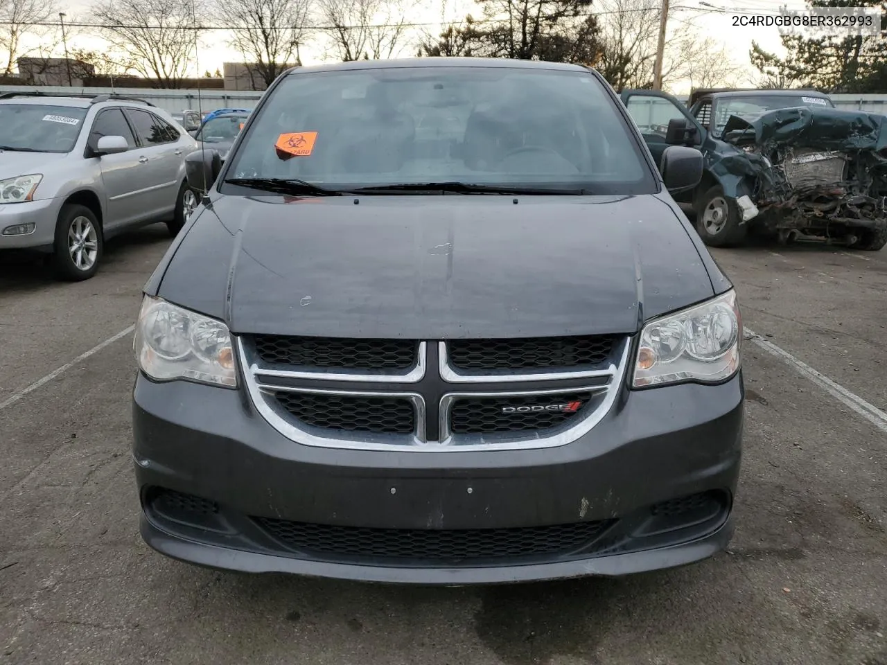 2014 Dodge Grand Caravan Se VIN: 2C4RDGBG8ER362993 Lot: 47871084