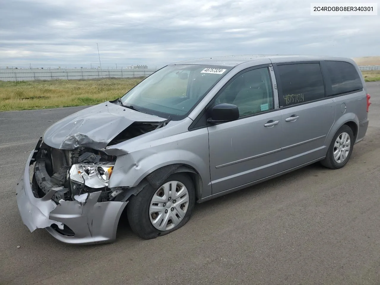 2C4RDGBG8ER340301 2014 Dodge Grand Caravan Se