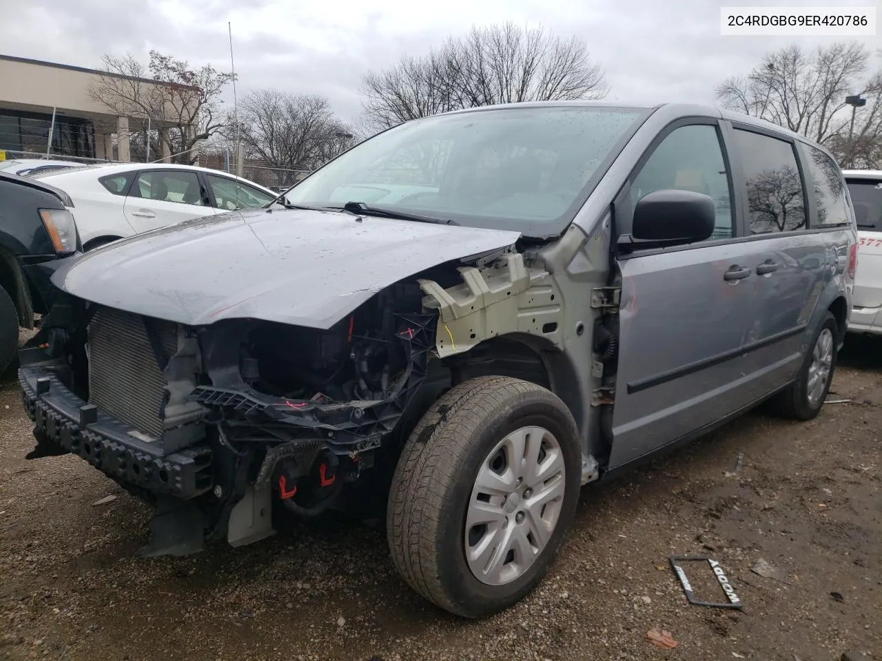 2C4RDGBG9ER420786 2014 Dodge Grand Caravan Se