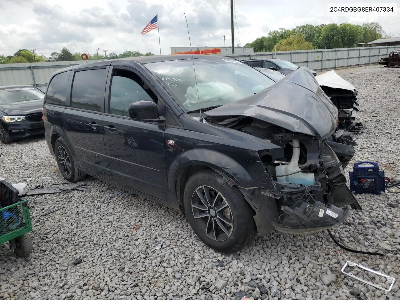 2C4RDGBG8ER407334 2014 Dodge Grand Caravan Se