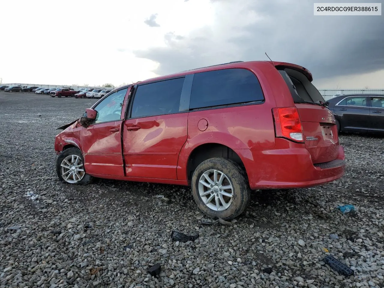 2014 Dodge Grand Caravan Sxt VIN: 2C4RDGCG9ER388615 Lot: 49240624