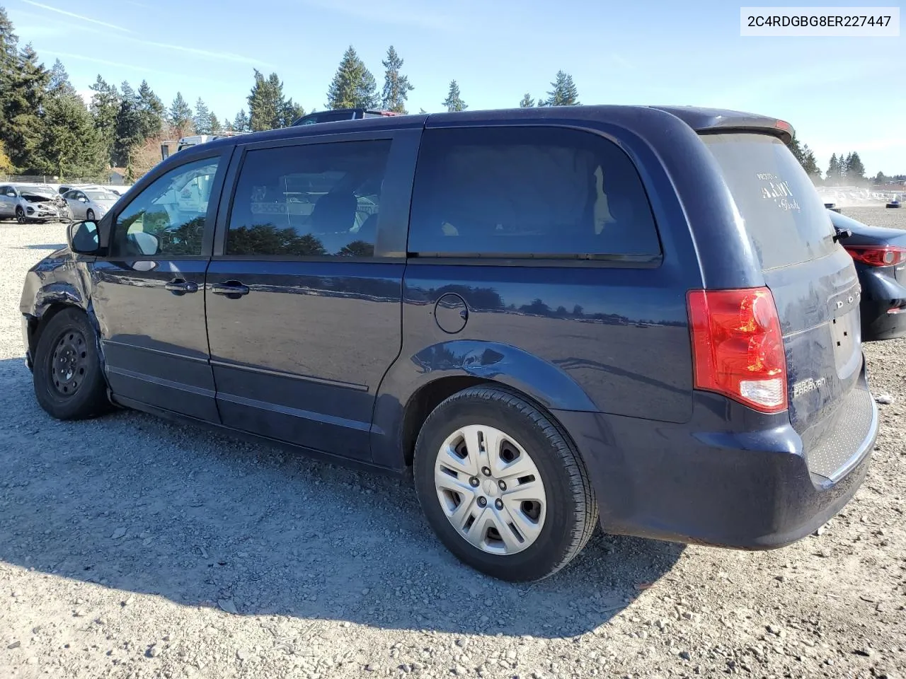 2014 Dodge Grand Caravan Se VIN: 2C4RDGBG8ER227447 Lot: 49294894