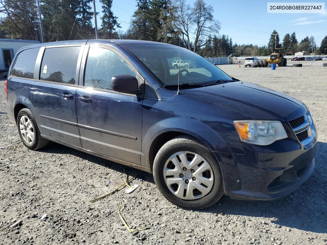 2014 Dodge Grand Caravan Se VIN: 2C4RDGBG8ER227447 Lot: 49294894