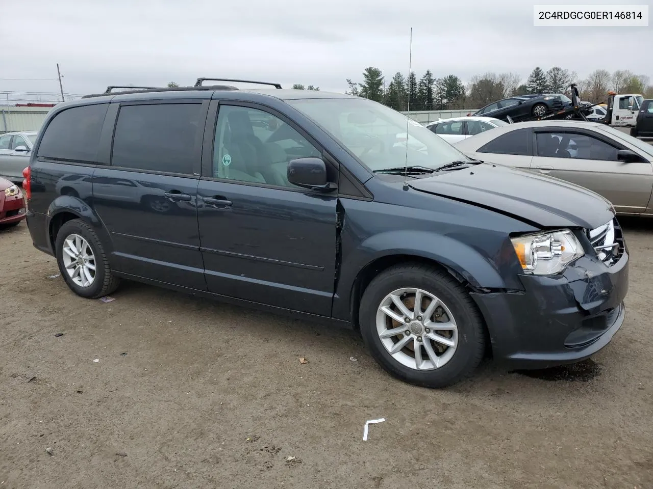 2014 Dodge Grand Caravan Sxt VIN: 2C4RDGCG0ER146814 Lot: 50221724