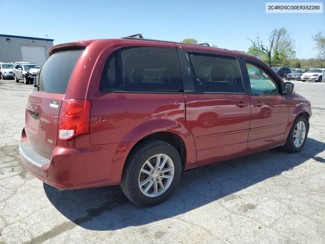 2014 Dodge Grand Caravan Sxt VIN: 2C4RDGCG0ER352280 Lot: 51261104