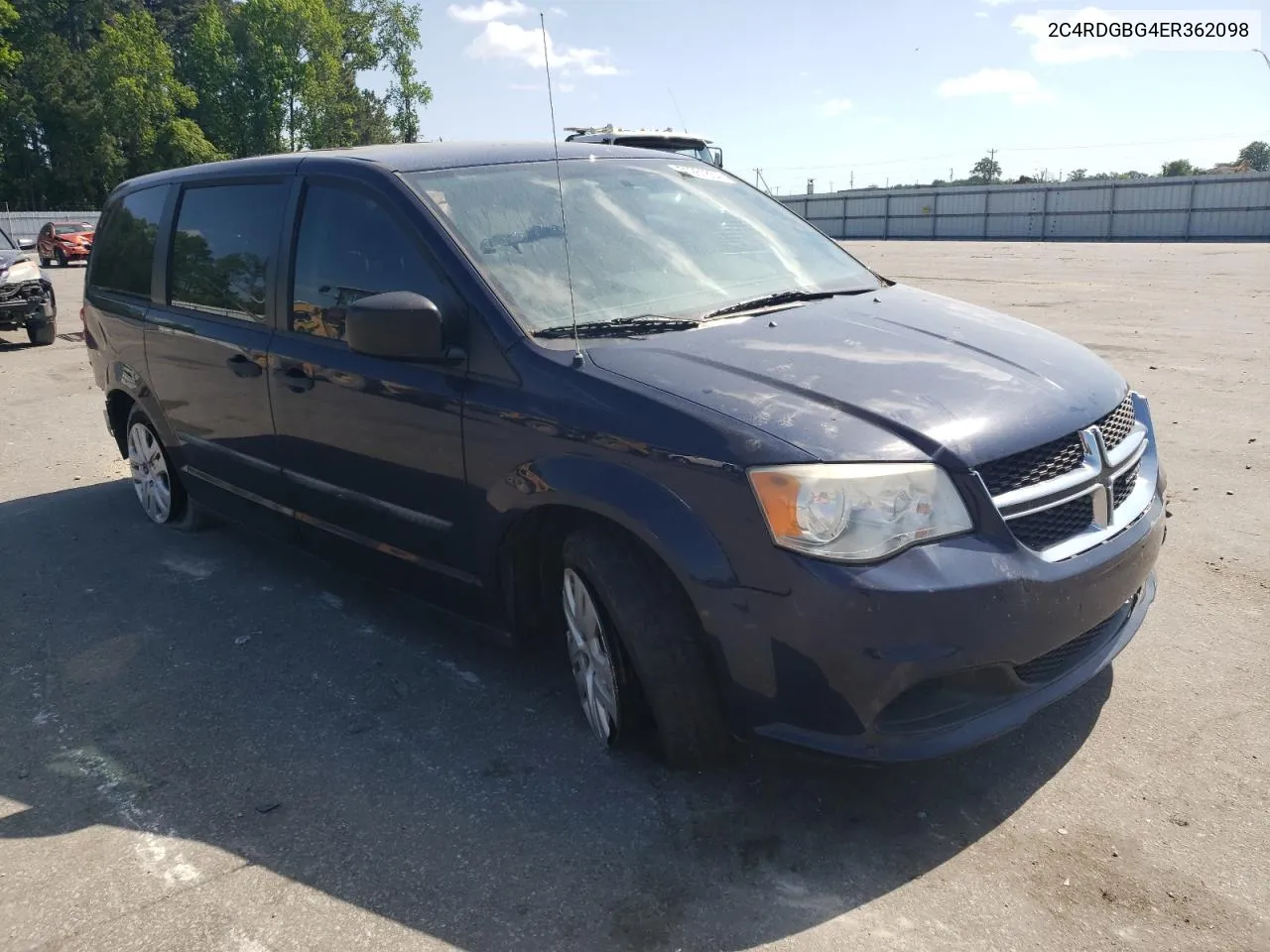 2014 Dodge Grand Caravan Se VIN: 2C4RDGBG4ER362098 Lot: 51961854