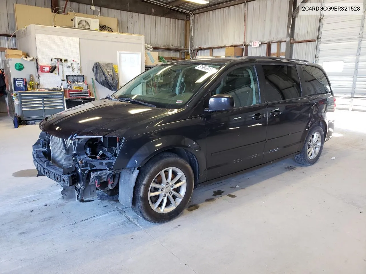 2C4RDGCG9ER321528 2014 Dodge Grand Caravan Sxt