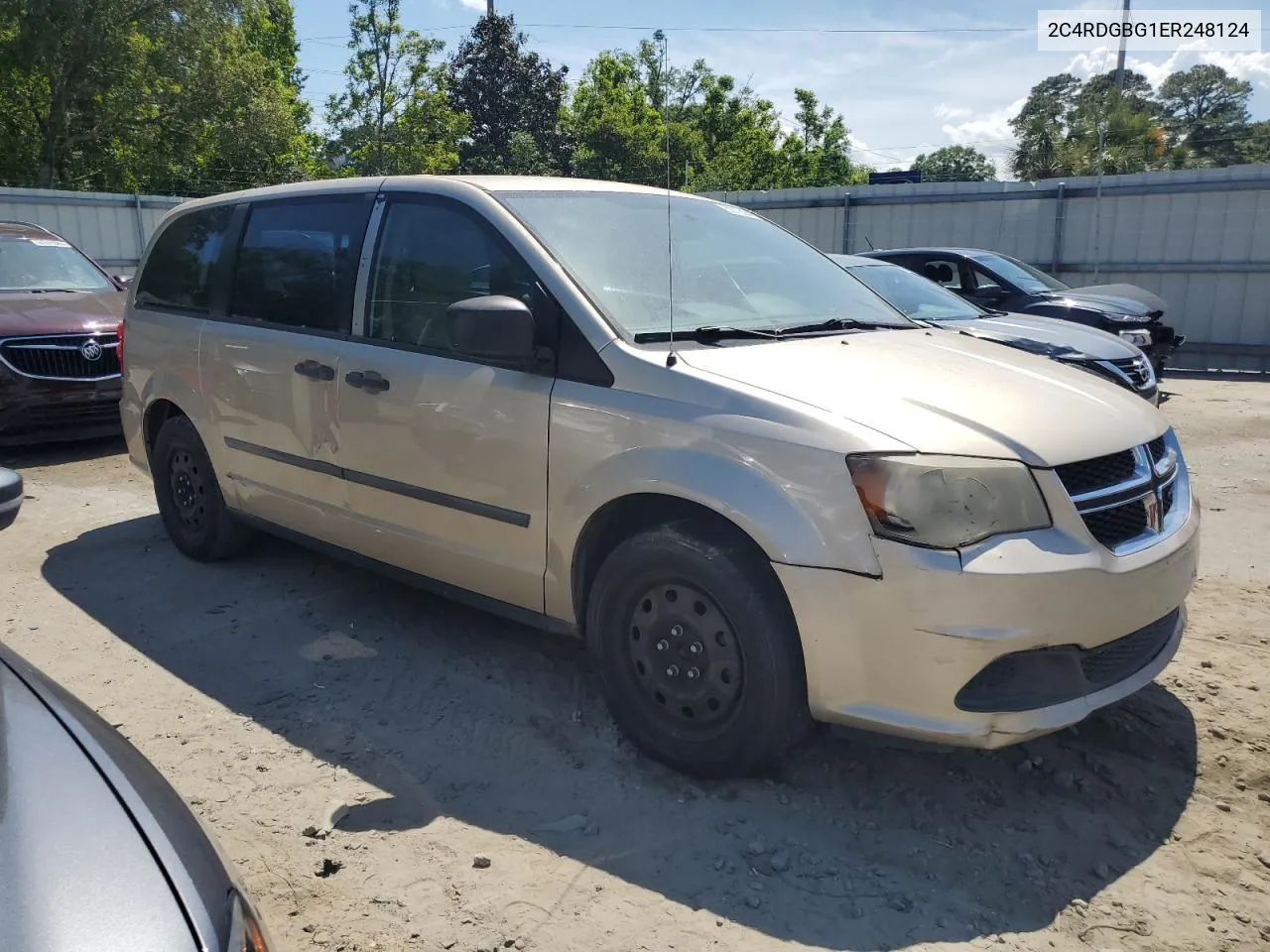 2014 Dodge Grand Caravan Se VIN: 2C4RDGBG1ER248124 Lot: 52012094