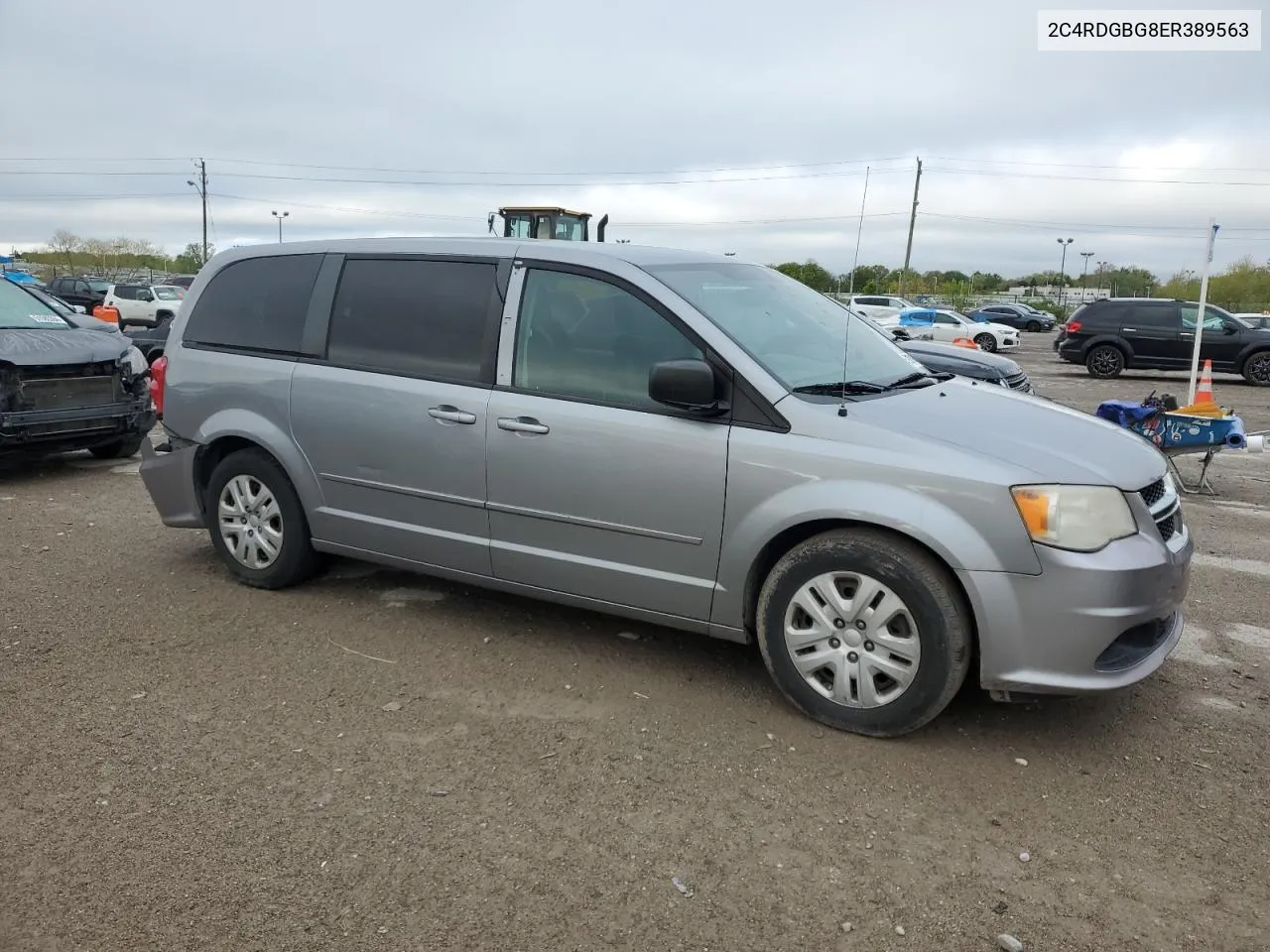 2C4RDGBG8ER389563 2014 Dodge Grand Caravan Se