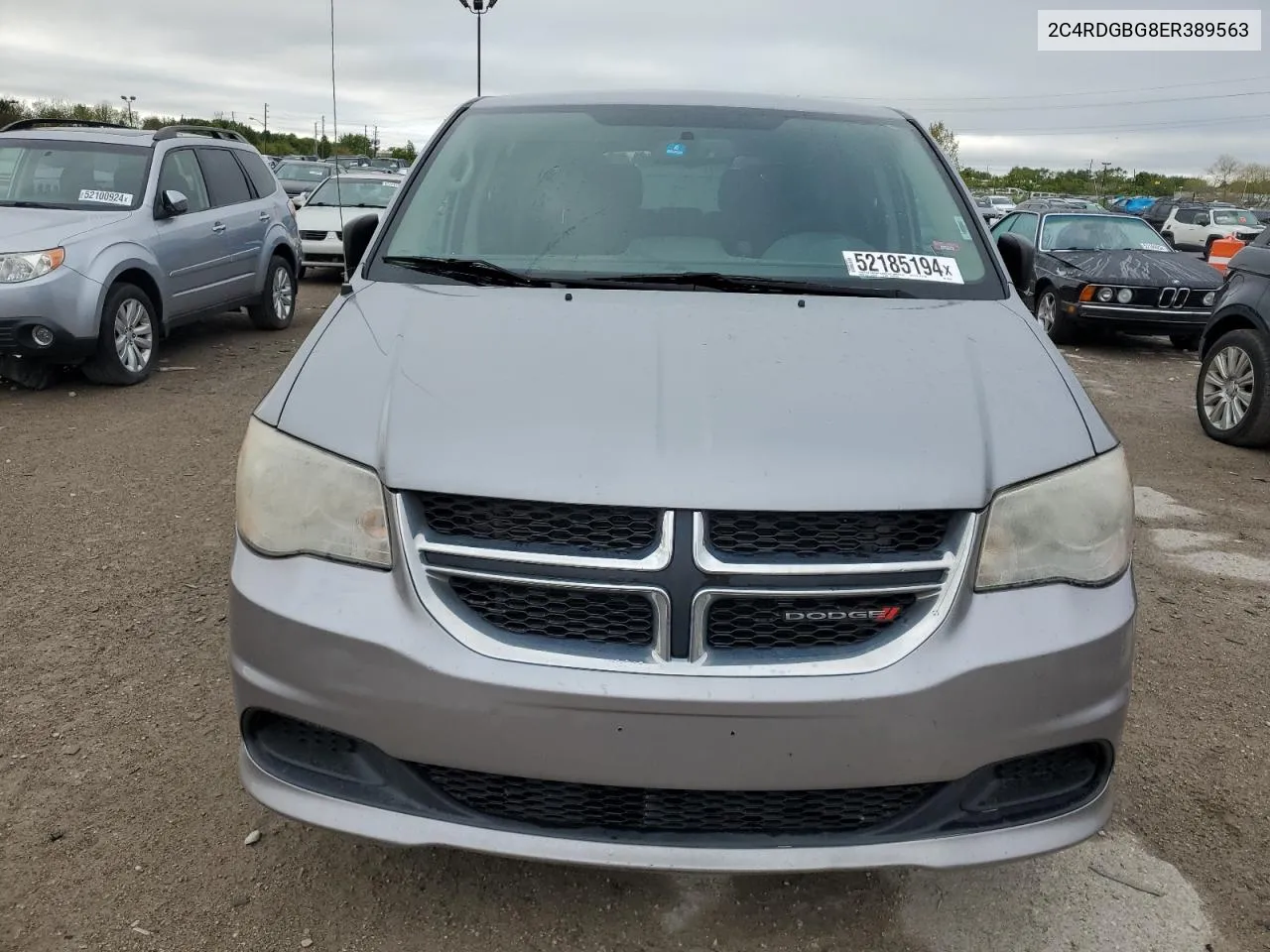 2C4RDGBG8ER389563 2014 Dodge Grand Caravan Se