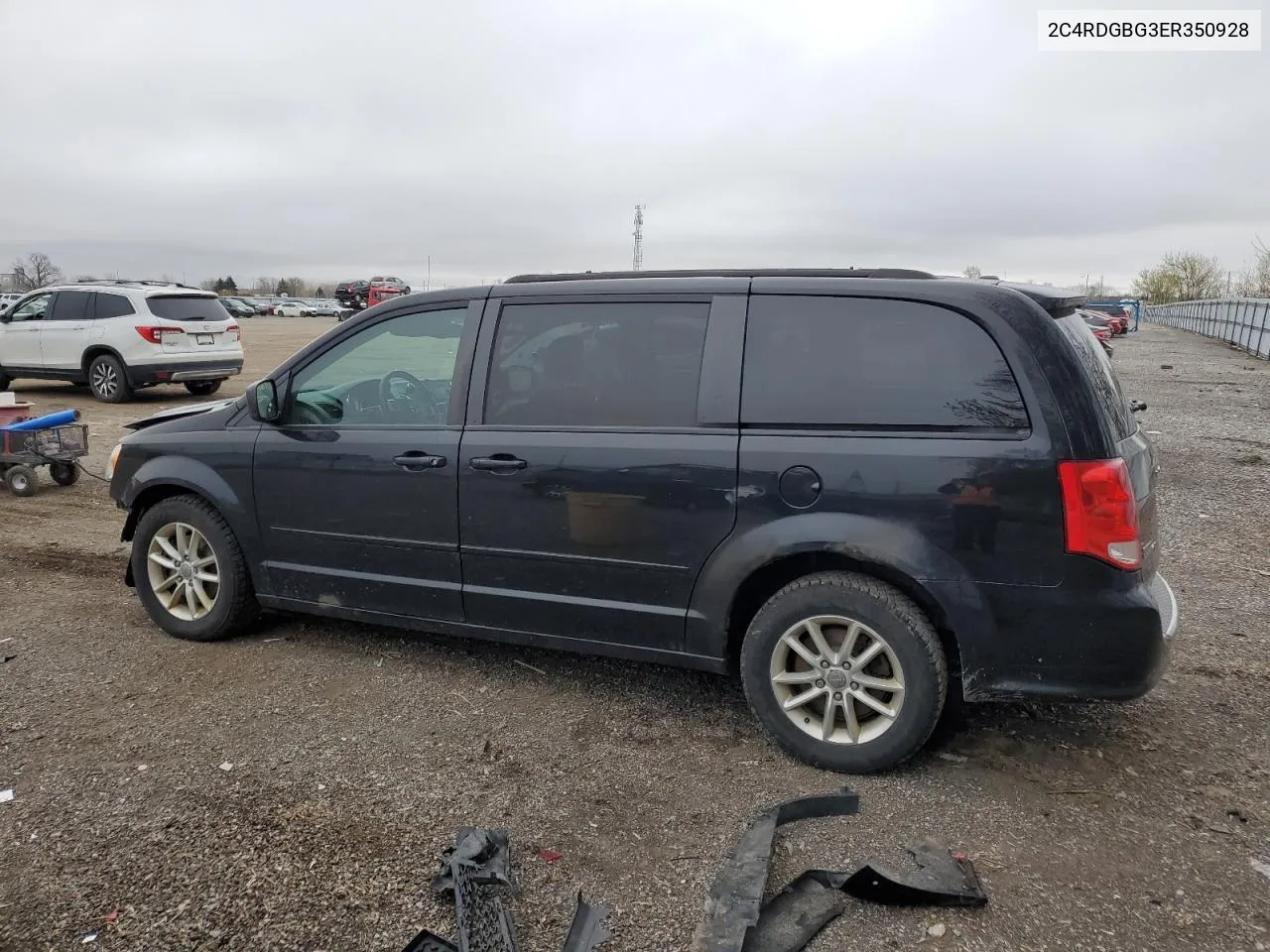 2014 Dodge Grand Caravan Se VIN: 2C4RDGBG3ER350928 Lot: 52360464