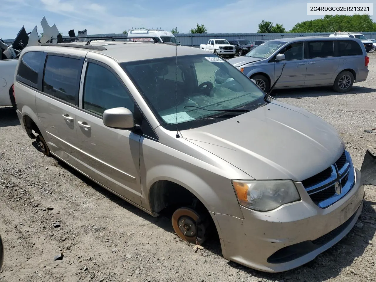 2014 Dodge Grand Caravan Sxt VIN: 2C4RDGCG2ER213221 Lot: 52565434