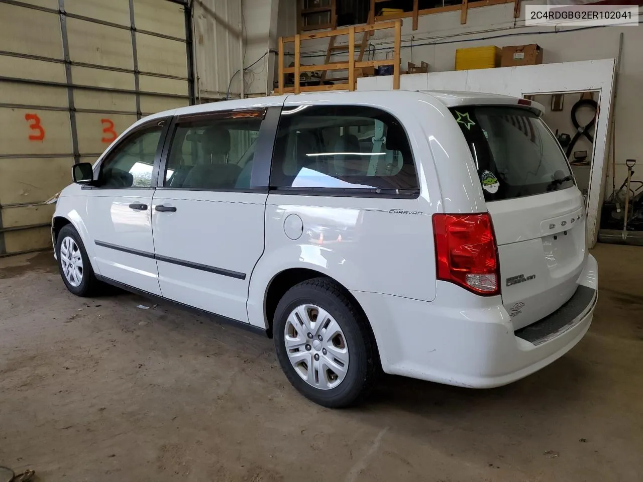 2C4RDGBG2ER102041 2014 Dodge Grand Caravan Se