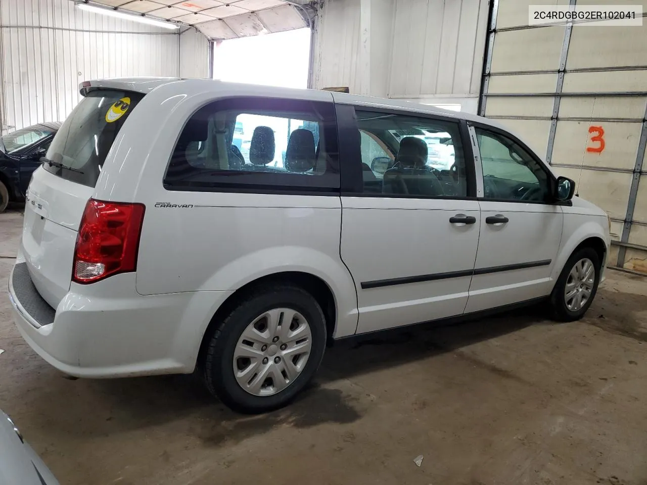 2014 Dodge Grand Caravan Se VIN: 2C4RDGBG2ER102041 Lot: 52569644