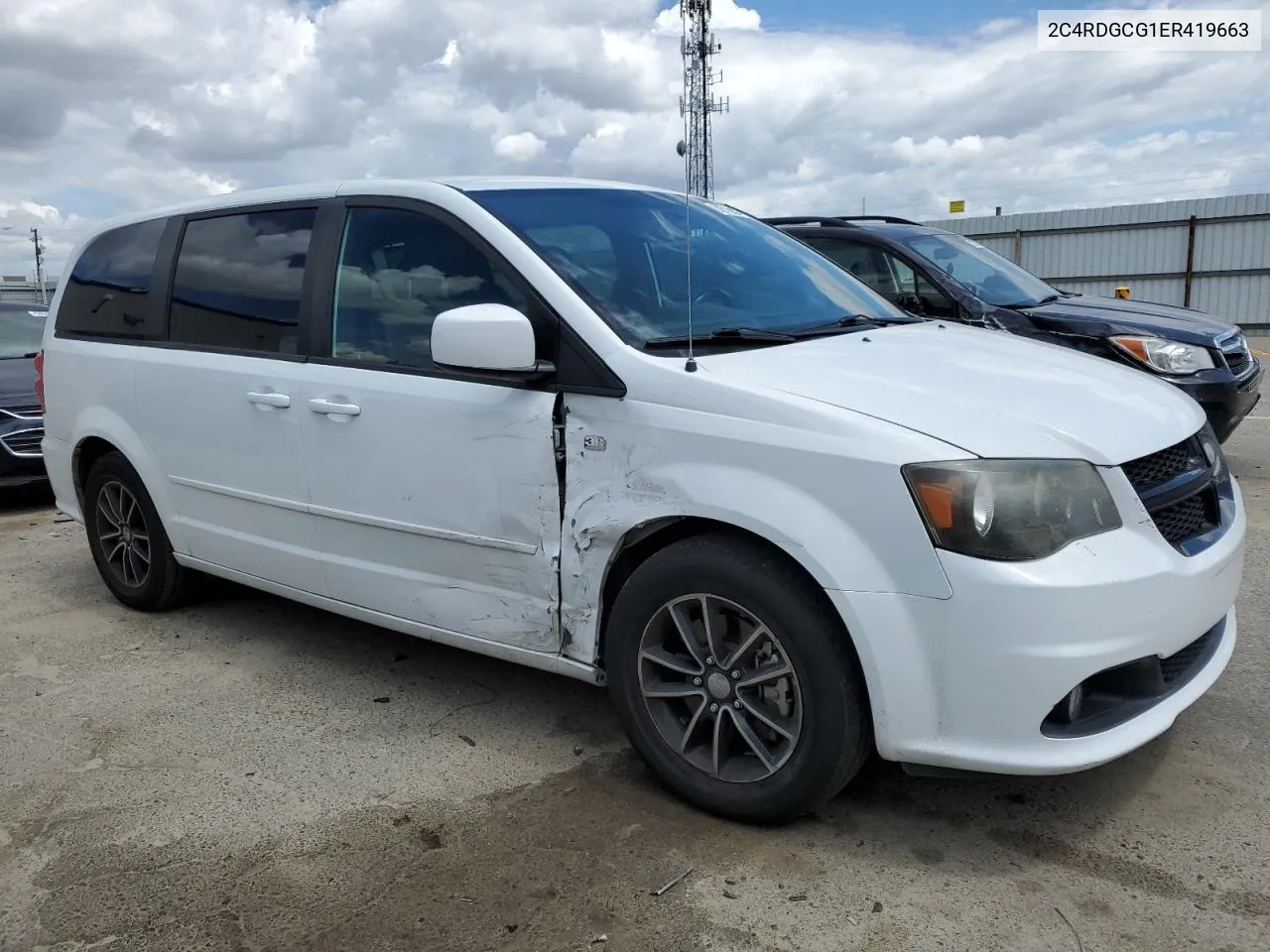 2014 Dodge Grand Caravan Sxt VIN: 2C4RDGCG1ER419663 Lot: 52716804