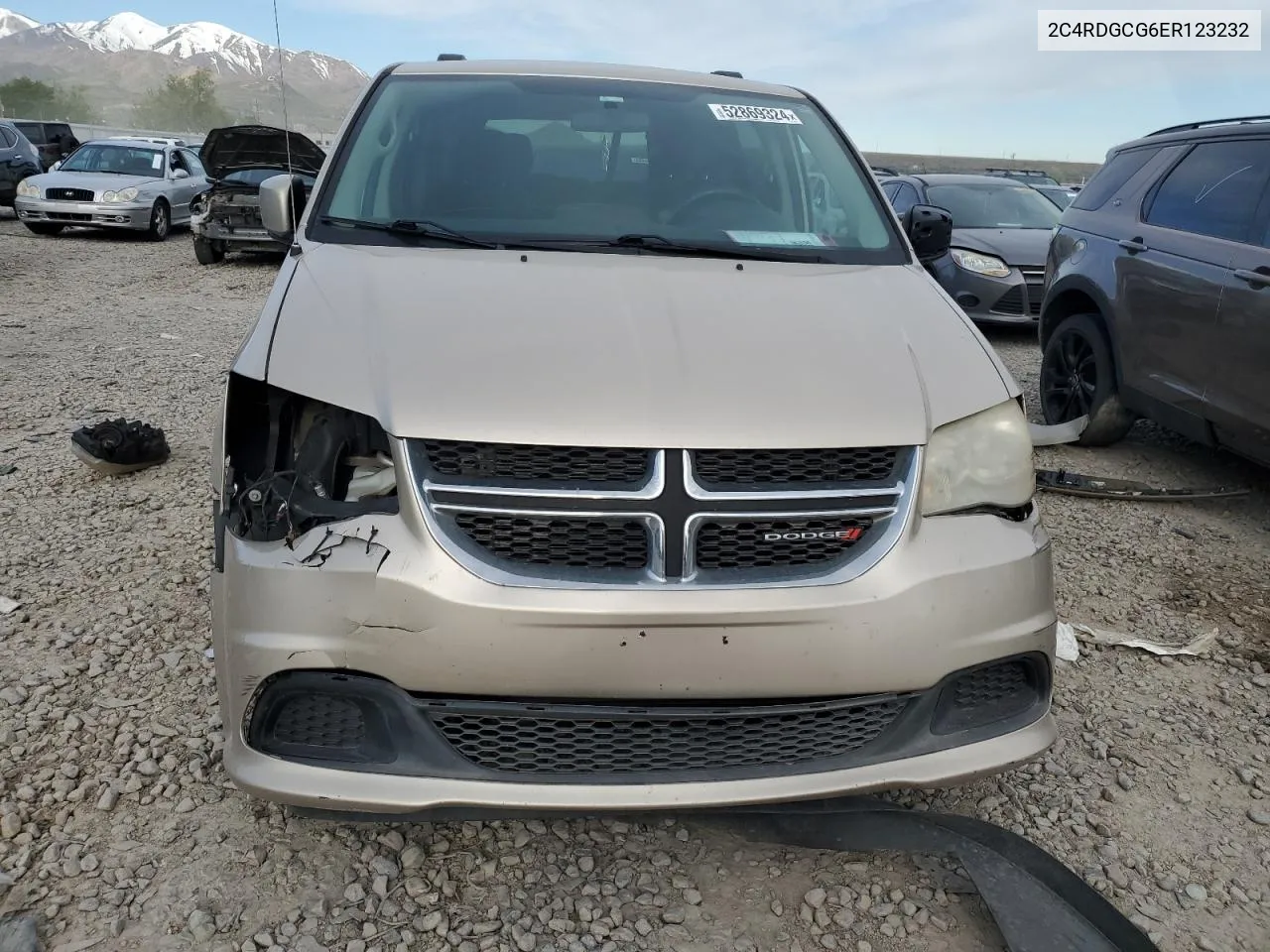 2C4RDGCG6ER123232 2014 Dodge Grand Caravan Sxt