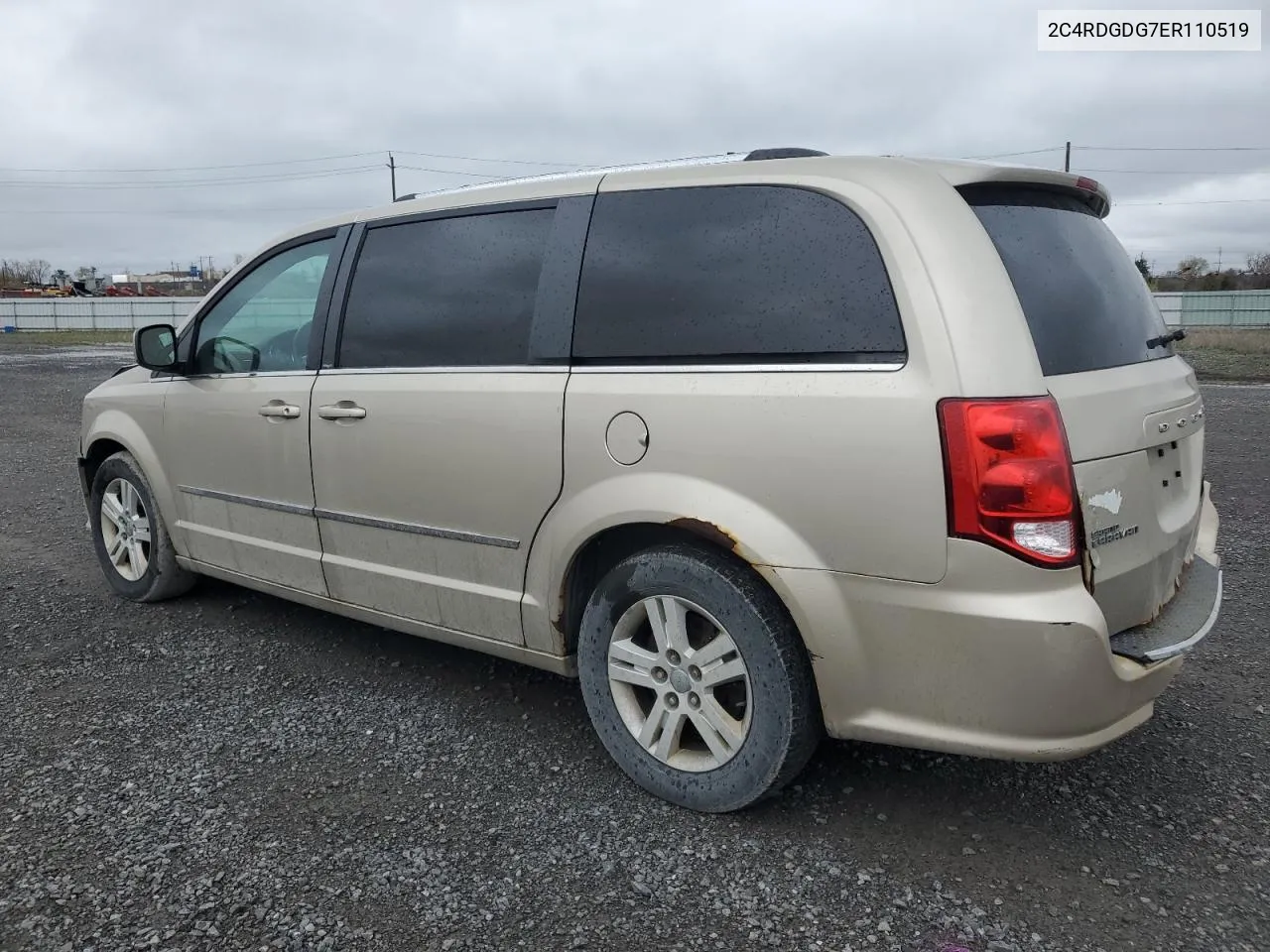 2014 Dodge Grand Caravan Crew VIN: 2C4RDGDG7ER110519 Lot: 53158784