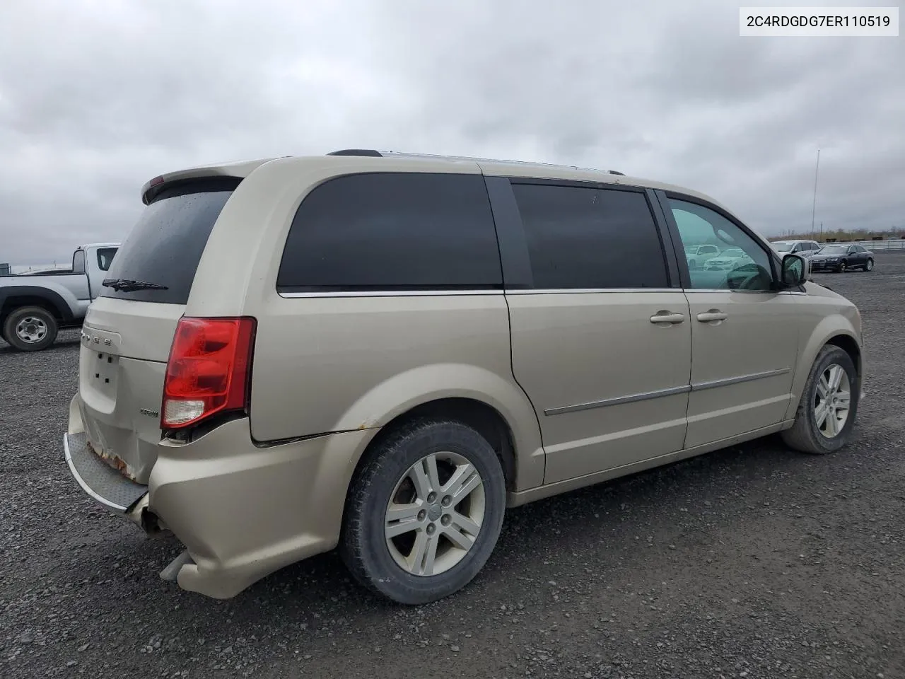 2C4RDGDG7ER110519 2014 Dodge Grand Caravan Crew