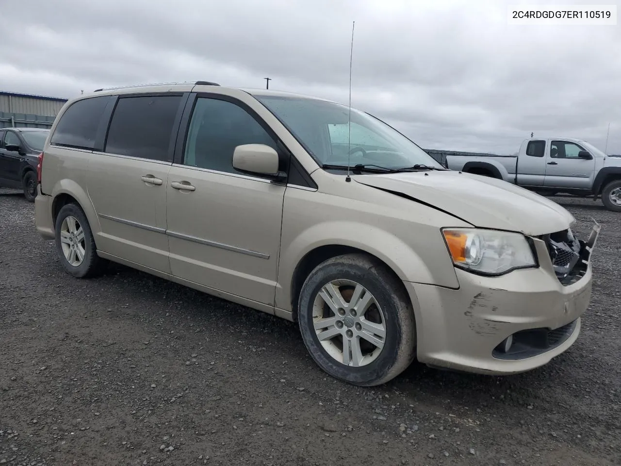 2014 Dodge Grand Caravan Crew VIN: 2C4RDGDG7ER110519 Lot: 53158784