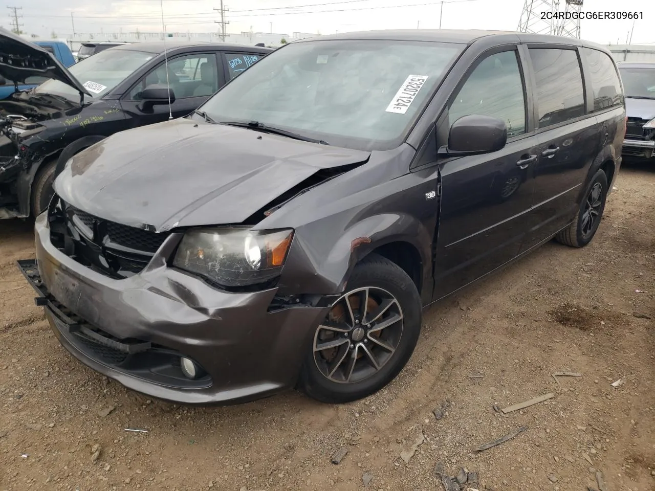 2014 Dodge Grand Caravan Sxt VIN: 2C4RDGCG6ER309661 Lot: 53207124