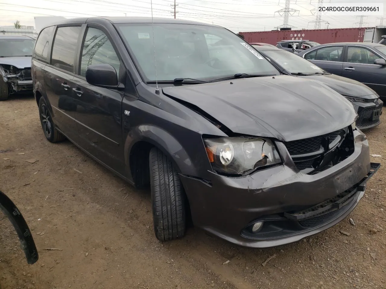 2C4RDGCG6ER309661 2014 Dodge Grand Caravan Sxt