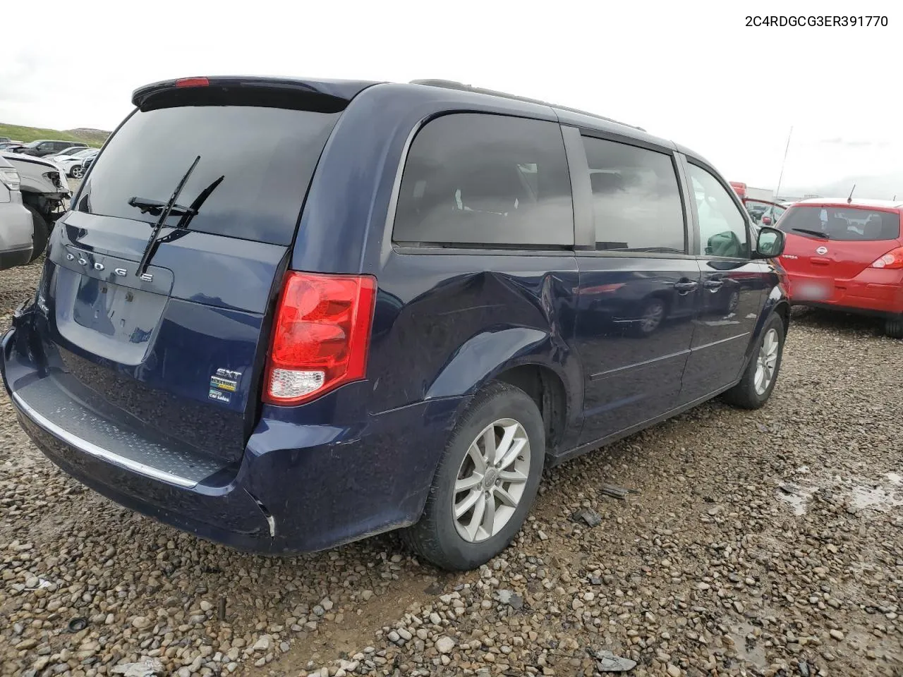 2014 Dodge Grand Caravan Sxt VIN: 2C4RDGCG3ER391770 Lot: 53260694