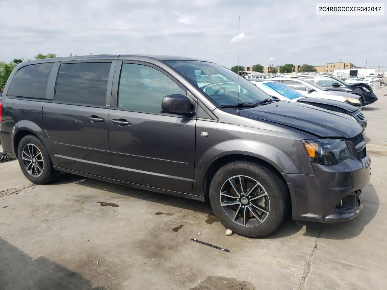 2014 Dodge Grand Caravan Sxt VIN: 2C4RDGCGXER342047 Lot: 53273564