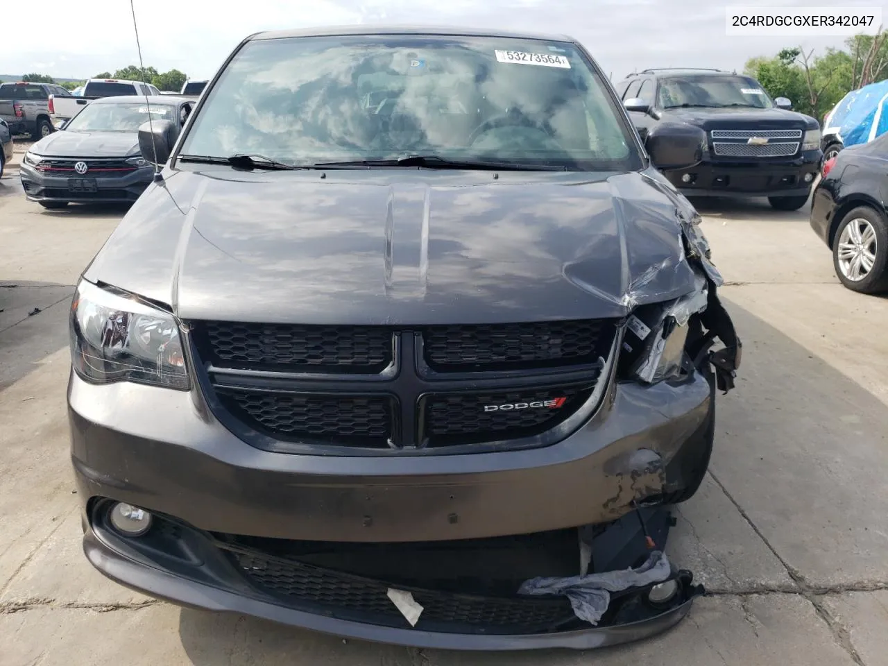 2C4RDGCGXER342047 2014 Dodge Grand Caravan Sxt