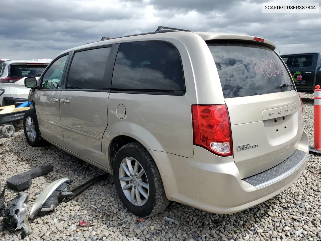 2014 Dodge Grand Caravan Sxt VIN: 2C4RDGCG8ER387844 Lot: 53697104