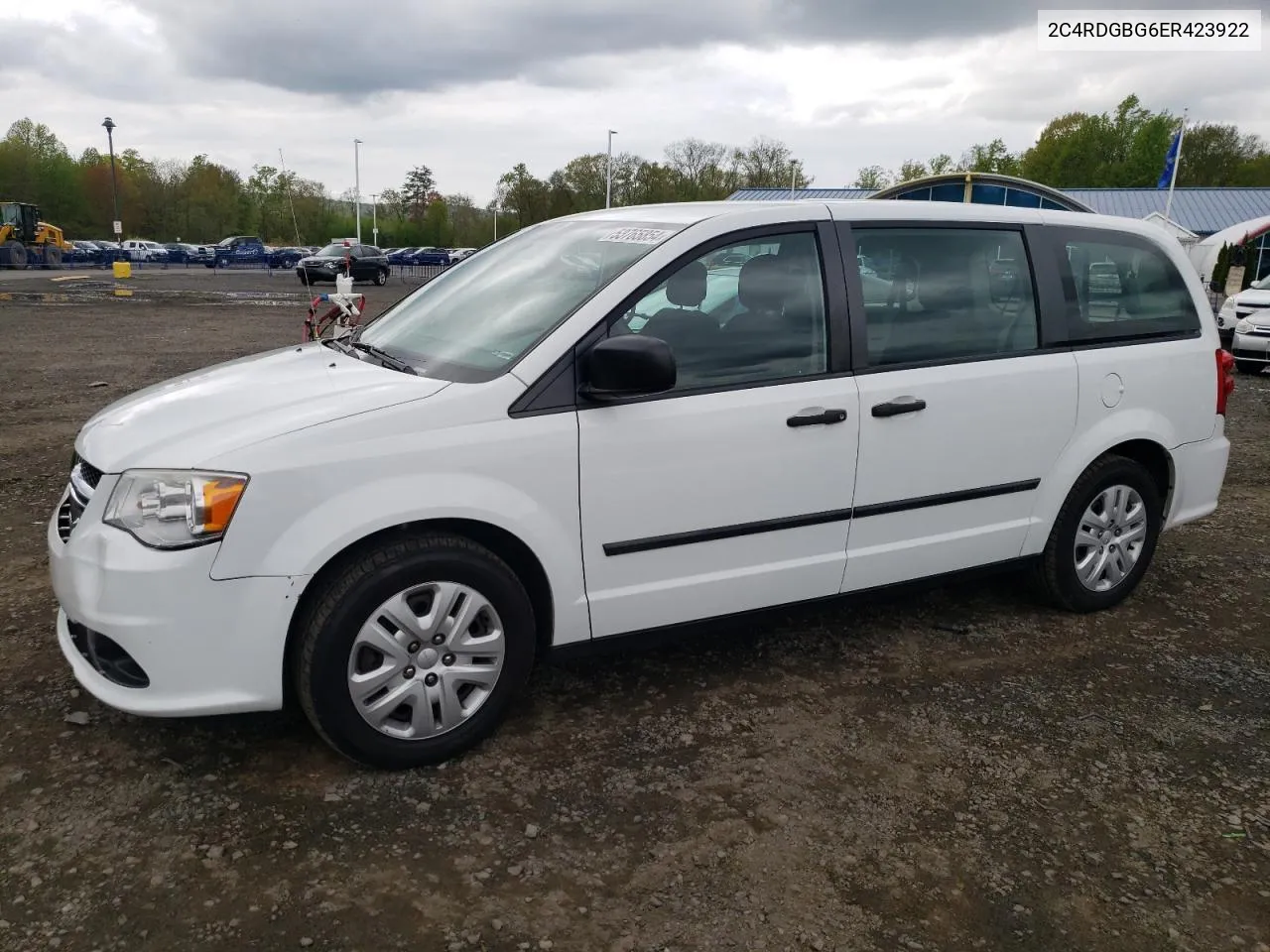 2C4RDGBG6ER423922 2014 Dodge Grand Caravan Se