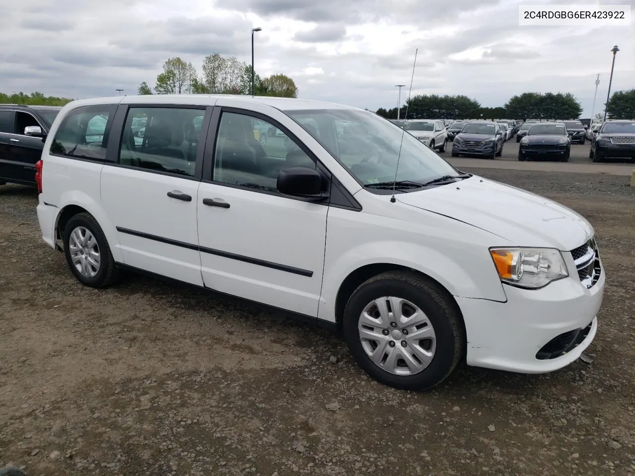 2014 Dodge Grand Caravan Se VIN: 2C4RDGBG6ER423922 Lot: 53765854