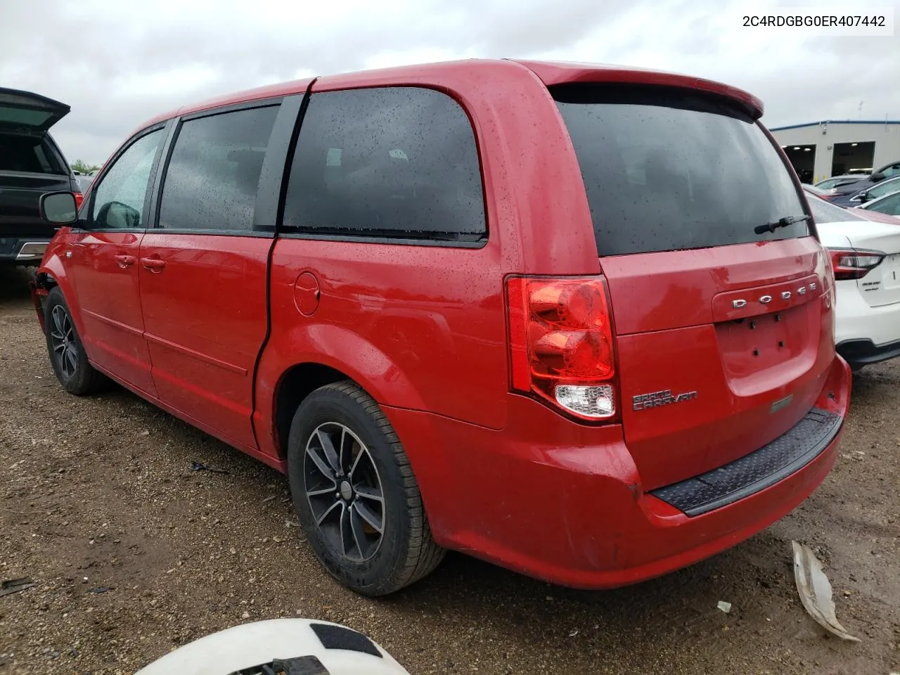 2014 Dodge Grand Caravan Se VIN: 2C4RDGBG0ER407442 Lot: 53859814