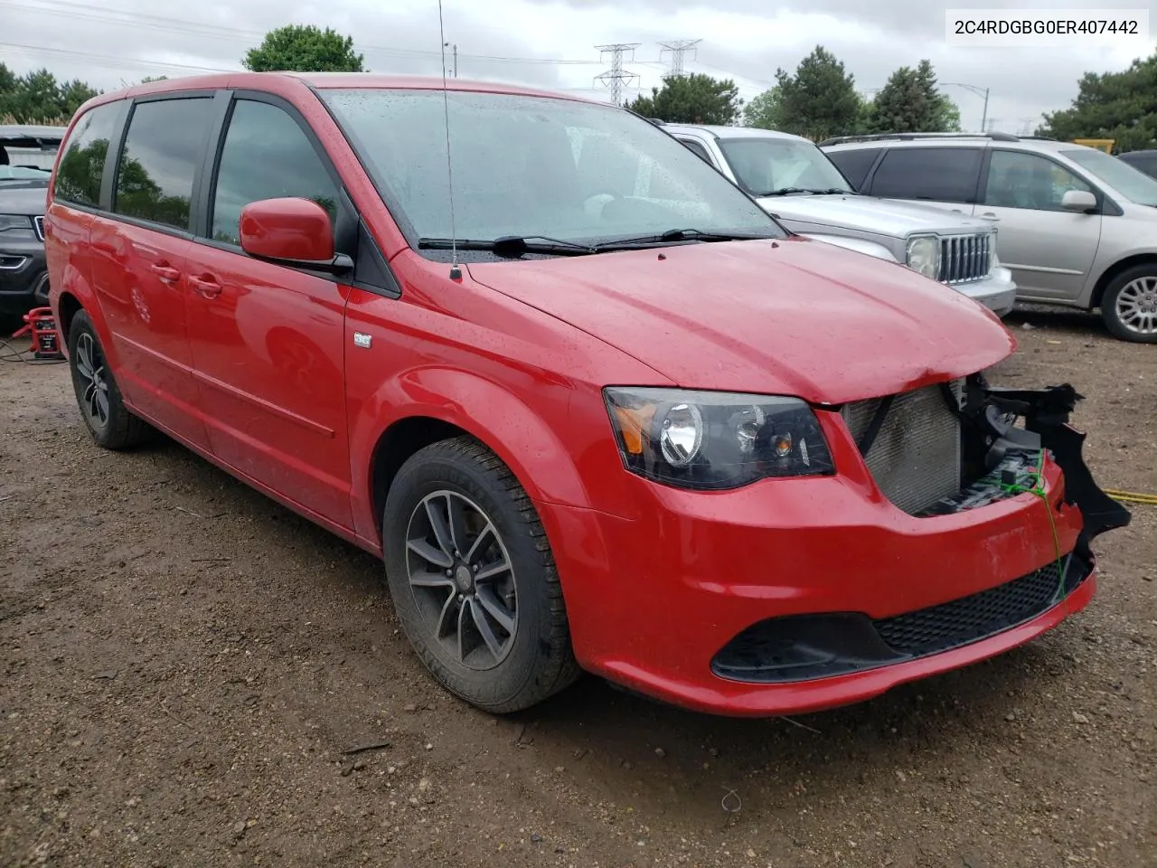 2C4RDGBG0ER407442 2014 Dodge Grand Caravan Se