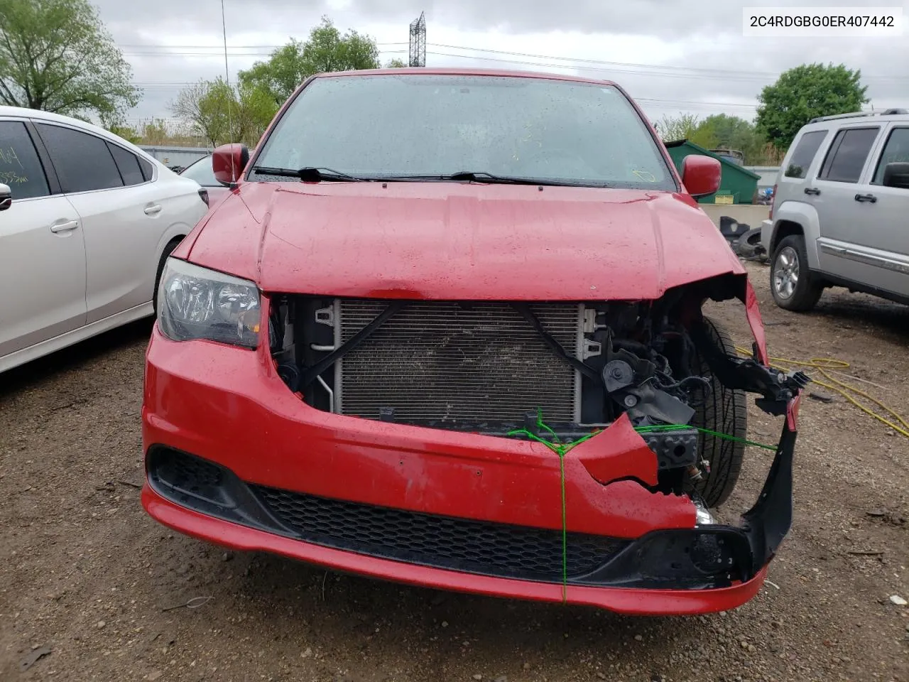 2C4RDGBG0ER407442 2014 Dodge Grand Caravan Se