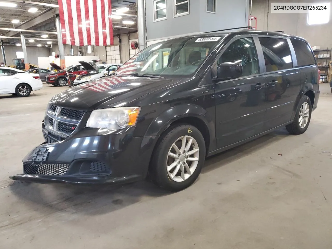 2014 Dodge Grand Caravan Sxt VIN: 2C4RDGCG7ER265234 Lot: 53890584