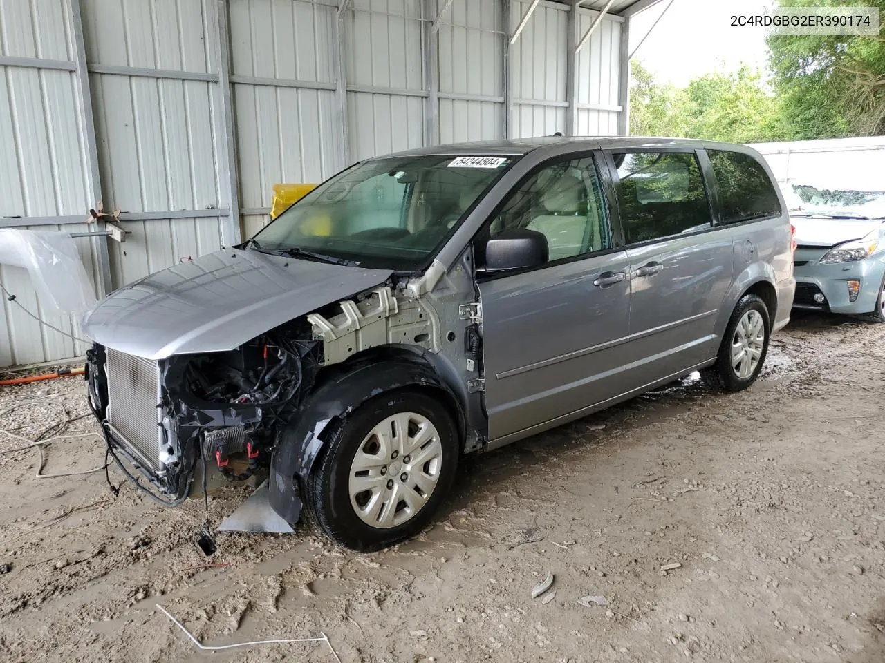 2C4RDGBG2ER390174 2014 Dodge Grand Caravan Se