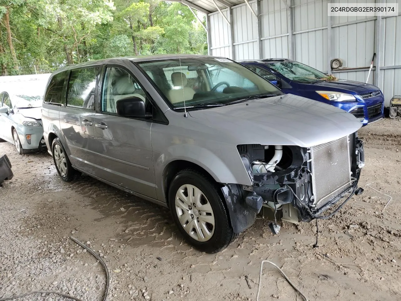 2014 Dodge Grand Caravan Se VIN: 2C4RDGBG2ER390174 Lot: 54244504