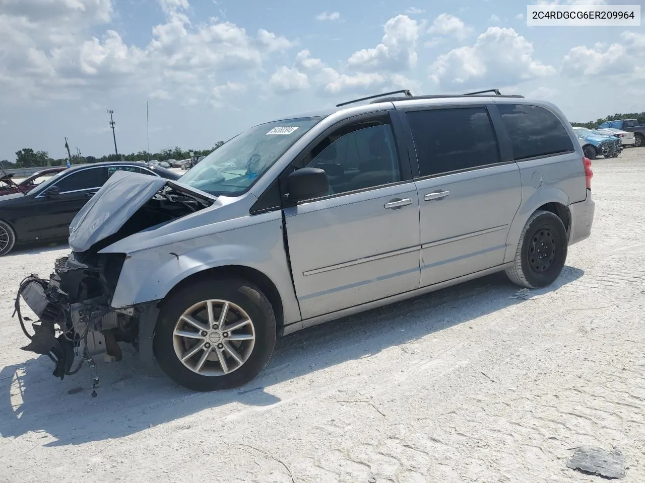 2014 Dodge Grand Caravan Sxt VIN: 2C4RDGCG6ER209964 Lot: 54368394