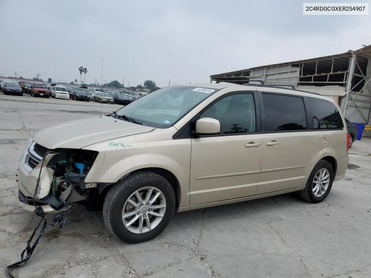 2014 Dodge Grand Caravan Sxt VIN: 2C4RDGCGXER254907 Lot: 54398444