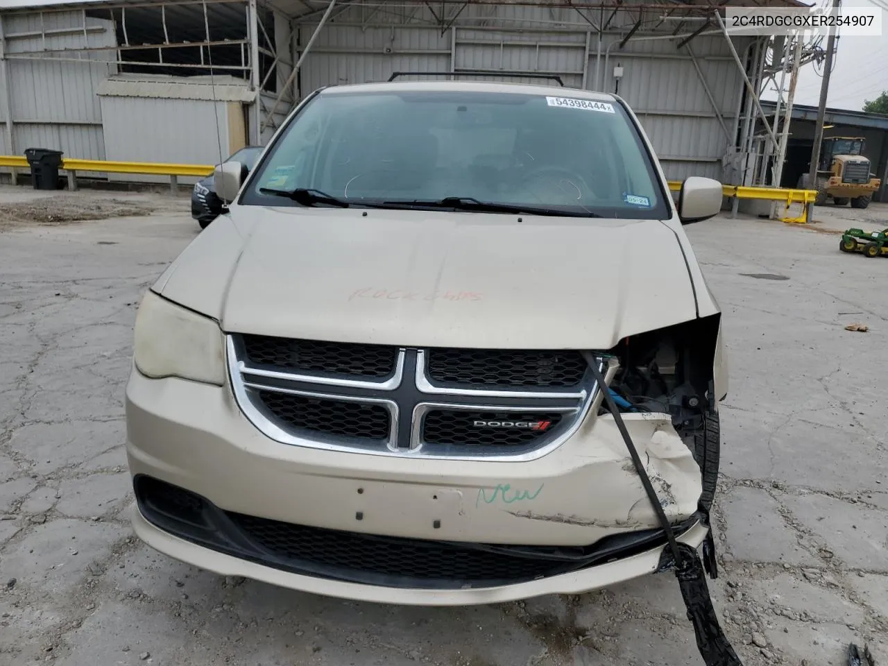 2014 Dodge Grand Caravan Sxt VIN: 2C4RDGCGXER254907 Lot: 54398444