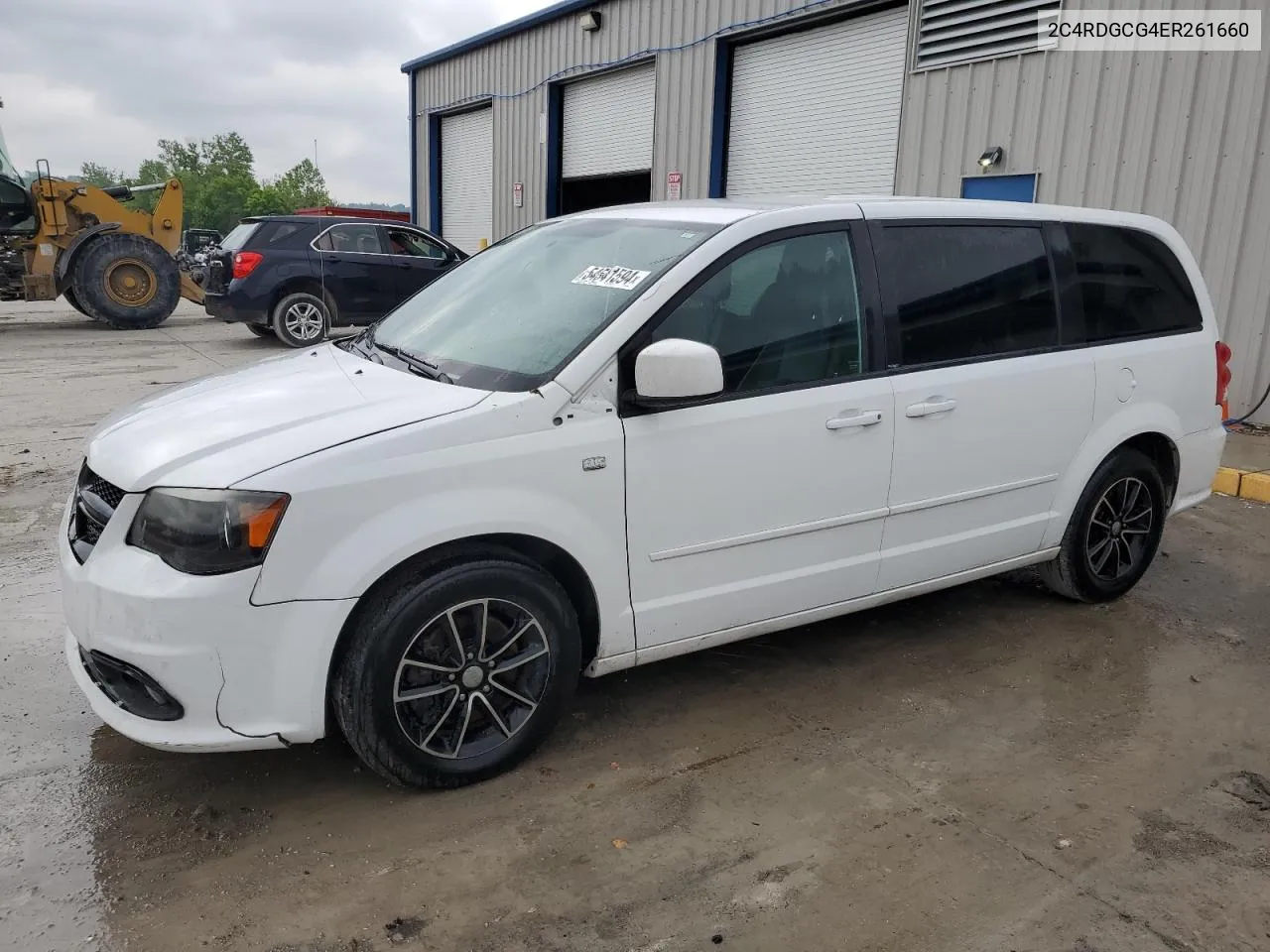 2014 Dodge Grand Caravan Sxt VIN: 2C4RDGCG4ER261660 Lot: 54541594