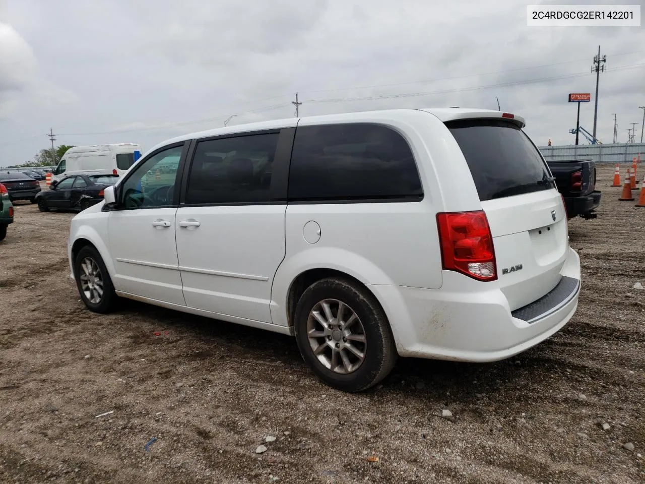 2014 Dodge Grand Caravan Sxt VIN: 2C4RDGCG2ER142201 Lot: 54570614