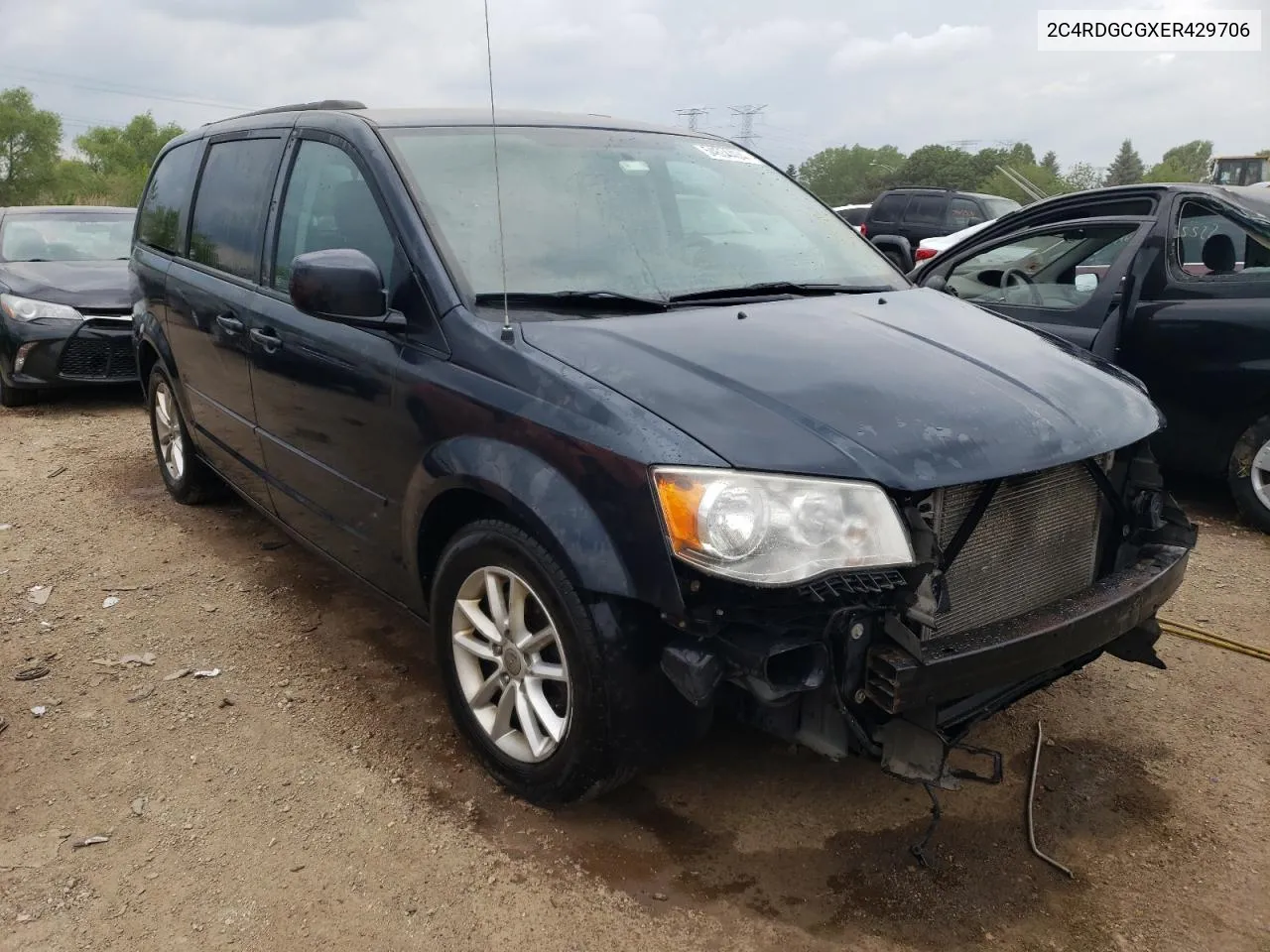 2014 Dodge Grand Caravan Sxt VIN: 2C4RDGCGXER429706 Lot: 54634404