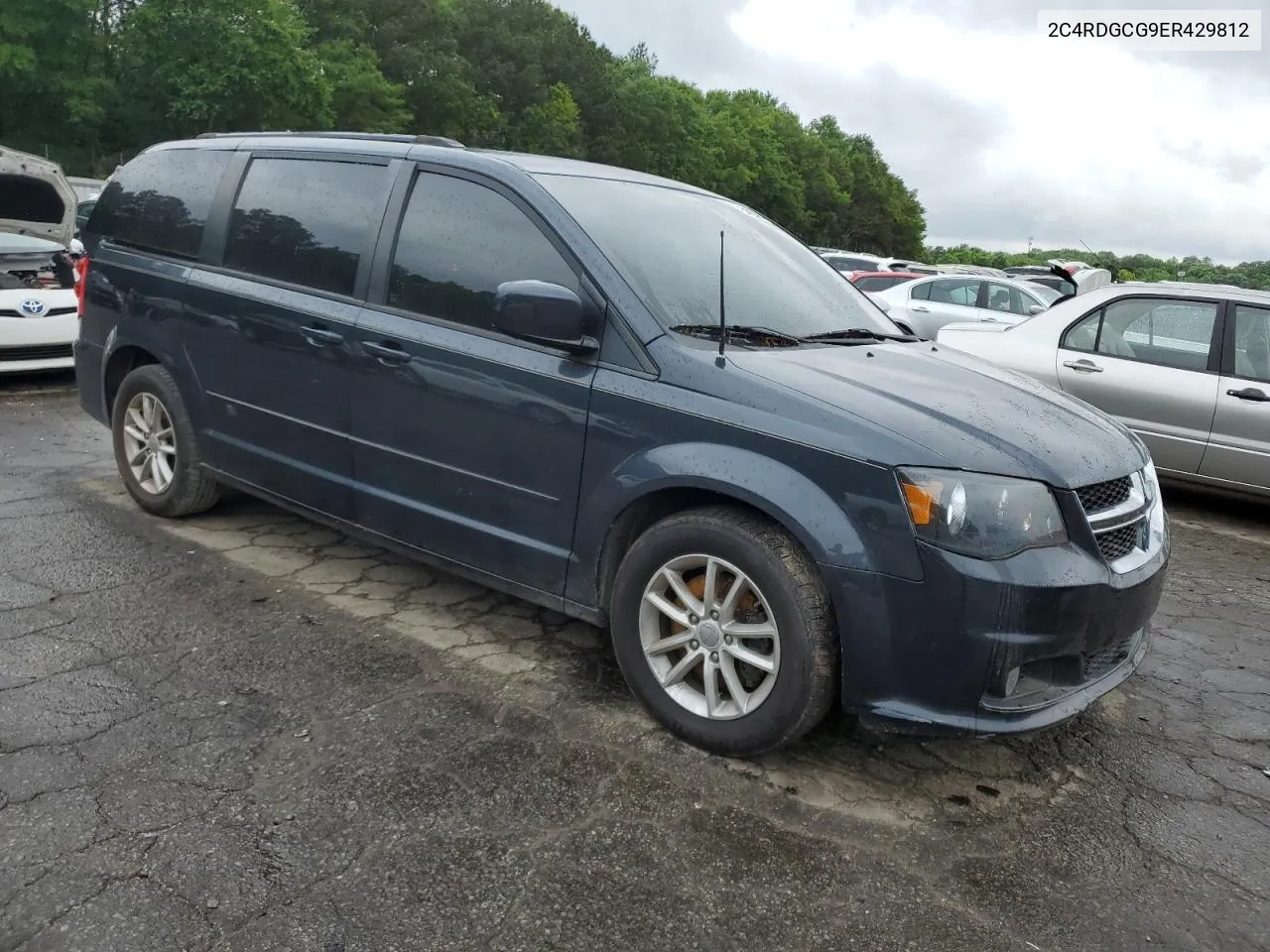 2014 Dodge Grand Caravan Sxt VIN: 2C4RDGCG9ER429812 Lot: 54720384