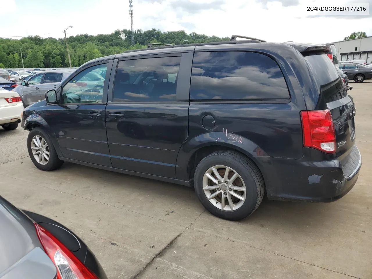 2014 Dodge Grand Caravan Sxt VIN: 2C4RDGCG3ER177216 Lot: 54743034