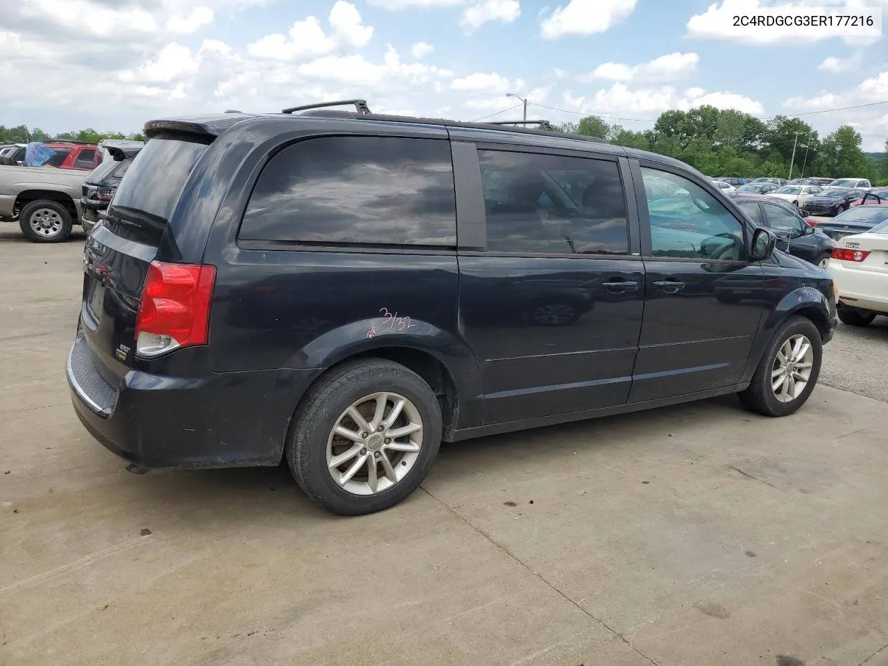 2014 Dodge Grand Caravan Sxt VIN: 2C4RDGCG3ER177216 Lot: 54743034