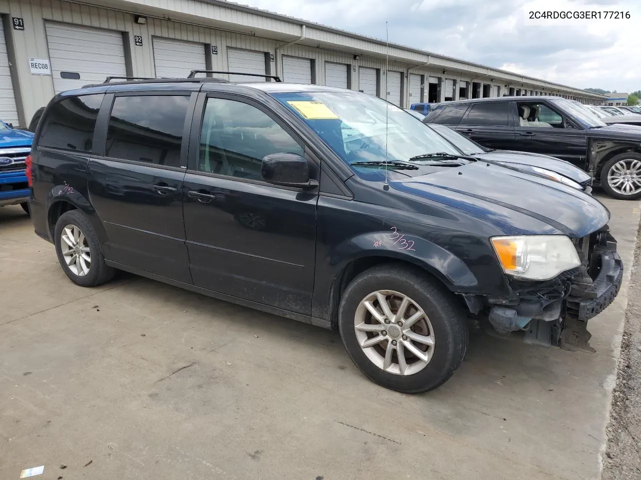 2014 Dodge Grand Caravan Sxt VIN: 2C4RDGCG3ER177216 Lot: 54743034