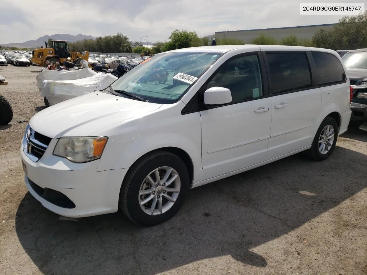 2014 Dodge Grand Caravan Sxt VIN: 2C4RDGCG0ER146747 Lot: 54804044