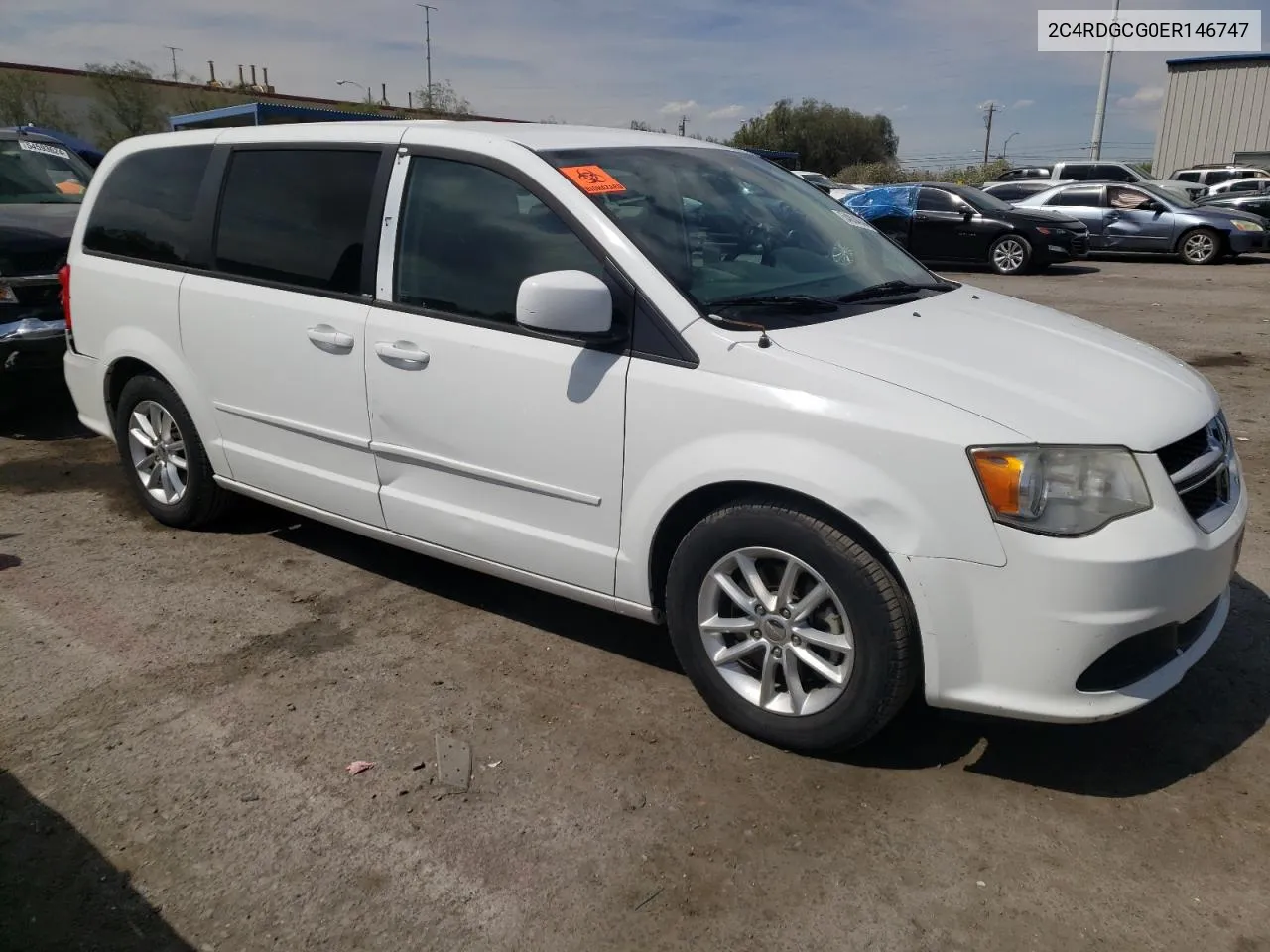 2014 Dodge Grand Caravan Sxt VIN: 2C4RDGCG0ER146747 Lot: 54804044